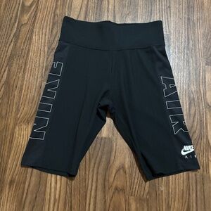 Nike Air * Woman’s Single Swoosh Full Side Spell Out Biker Shorts * Medium.
